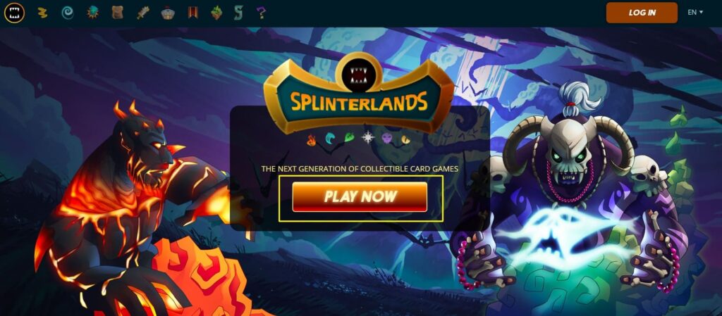 Splinterlands p2e game
